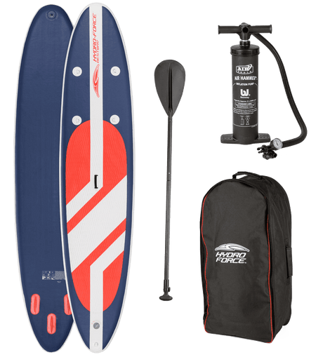 Hydro Force 11 foot Long Tail SUP Large Stand Up Paddleboard Pump Oar