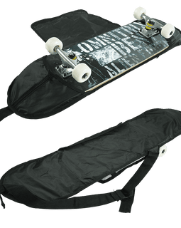 Senmi 7 Plies Maple Double Kick Concave Deck Cool alphabet Grip Tape Skateboard for Primary Intermediate + Free Skateboard Bag